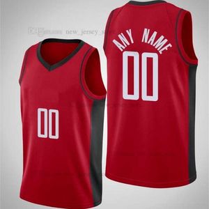 Gedrukt Custom DIY Design Basketbal Jerseys Customization Team Uniformen Print Personalized Letters Naam en nummer Mens Dames Kinderen Jeugd Houston008