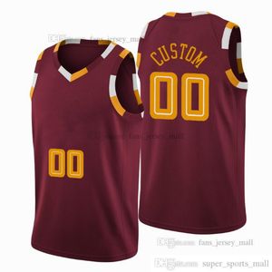 IMPRESSION DIY DIY DIY BASKETBALL Maillots Personnalisation Équipe Uniforms Imprimé Lettres personnalisées Nom et numéro Mens Femmes Kids Youth Cleveland 100902