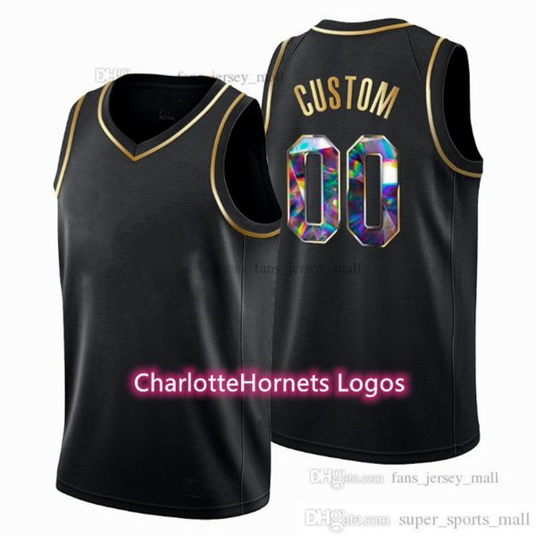 Imprimé personnalisé bricolage conception maillots de basket-ball personnalisation uniformes d'équipe imprimer lettres personnalisées nom et numéro hommes femmes enfants jeunes Charlotte 210220