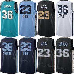 Afdrukken Draft Pick Basketbal Marcus Smart Jersey 36 Gregory Jackson II 13 Derrick Rose 23 Ziaire Williams 8 Xavier Tillman 2 Jake LaRavia 3 David Roddy Mannen Kinderen Vrouwen