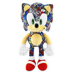 Gedrukte Hedgehog Sonic Super Sound Mouse Plush Doll Super Sony Game Toys Children's Gift Wholesale