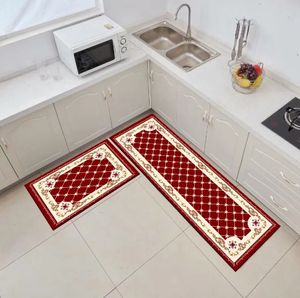 Bedrukte keukentapijten vloermat wasbaar antislip kamerdecormat indoor doormar schoenen vloertapijt waterabsorberend tapijt