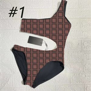 Gedrukt Vrouwen Bh Swim Body Sexy Holle Taille Eendelig Badpak Luxe Designer Zomer Zwembad Badmode