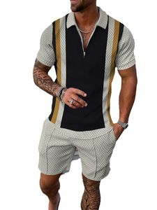 T-shirt de survêtement pour hommes imprimés Polo Polo Sports Stumes pour hommes Vêtements Summer Short à manches courtes à manches