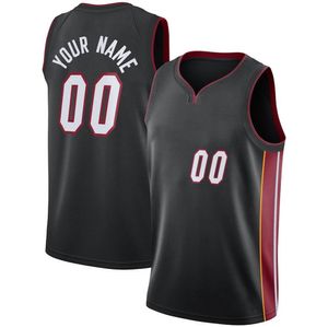 Imprimé Miami personnalisé bricolage conception maillots de basket-ball personnalisation uniformes d'équipe imprimer personnalisé n'importe quel numéro de nom hommes femmes jeunes garçons maillot noir