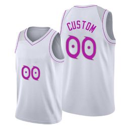 Imprimé Minnesota Custom DIY Design Maillots de basket-ball Personnalisation Uniformes d'équipe Imprimer Personnalisé n'importe quel nom Numéro Hommes Femmes Enfants Jeunes Garçons Maillot Blanc