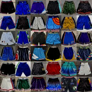 Printed New City Basketball Shorts With Pocket Elastic Waist Sport Short Curry Wiggins Ayton Butler Dosunmu VanVleet Ivey James