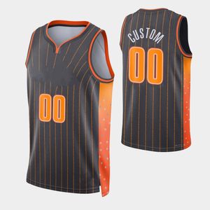Imprimé Orlando personnalisé bricolage conception maillots de basket-ball personnalisation uniformes de l'équipe imprimer personnalisé n'importe quel numéro de nom hommes femmes enfants jeunes garçons maillot