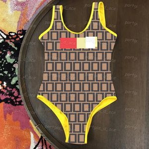 Gedrukte dames badkleding één stuk backless gewatteerde zwempak droog snel badpakken voor vrouwen mode zomervakantie strand beha -briefs 193p
