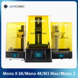 Imprimante anycubic photon mono x 6k 12k mono m5s 3d imprimante uv résine imprimer photon mono 2 / x 6ks sla lcd 3d imprimante impressive impressora 3d