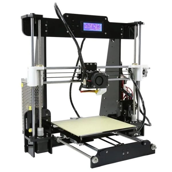 Imprimante Freessipping Big Taille 220 * 220 * 240 mm de précision de haute qualité Reprap Prusai3 Kit d'imprimante 3D avec filament 8 Go SD Card LCD Jeenu