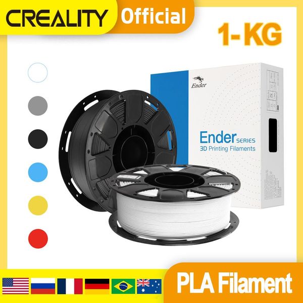 Imprimante Creality Official ENDER 3D Imprimante Consommables 1,75 mm PLA Filament 1kg PLA Plastic Consommables FDM 3D Filament d'imprimante