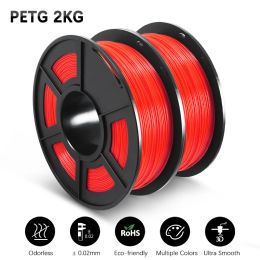 Imprimante Jayo 2Rolls PETG Filament 3D imprimante filaemnt 2kg Extrudeur 3D Filament Filament PETG non odvilaté