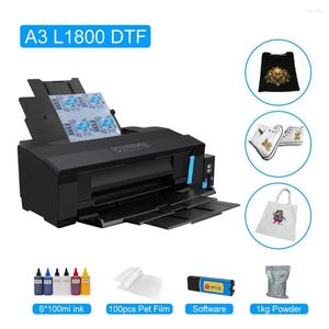 L'imprimante L1800 transfère directement la machine d'impression de T-shirt du film A3 avec l'encre et la poudre