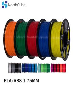 Ribbons d'imprimante Northcube Plaabspetg 3D Filament 175mm 343M10M10Colors 1kg d'impression matériau plastique pour et stylo 2211037657124