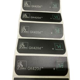 Fournitures d'imprimante 5pcs nouvelle étiquette de marque de l'imprimante pour Zebra GK420D Barcorde imprimante d'étiquettes réparation pièces de rechange, ruban adhésif 3M
