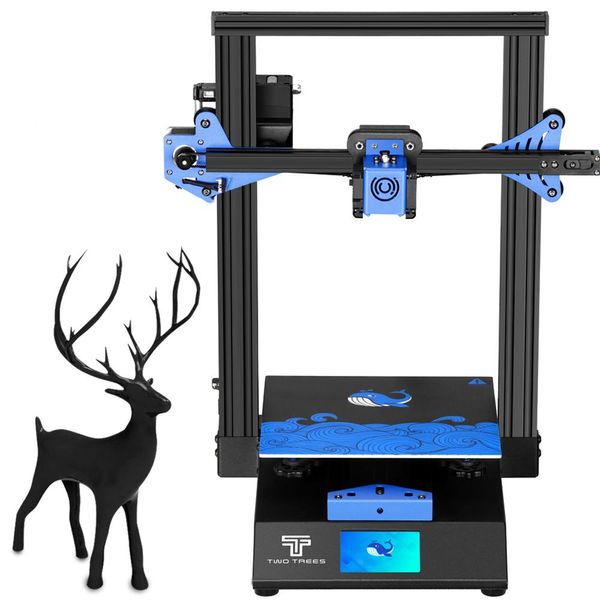 Imprimante TwoTees 3D Imprimante Blu3 V2 Haute précision Professional DIY FDM 3D PRINTER