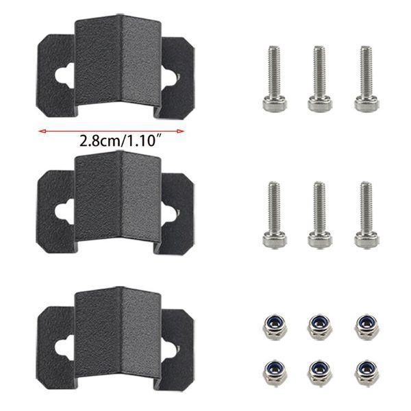 Impresoras Clips de longitud de 1,10 pulgadas Rodamientos Soporte LM8UU Compatible con Prusa I3 2/2S/3 Piezas Accesorios para impresoras 3D D17 21Impresoras ImpresorasPr