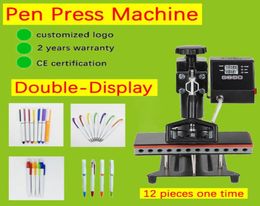 Printers 12in 1 Sublimatiepen Warmte Pers Machine Transfer Afdrukken DIY Logo 12 PCS One Time3432573