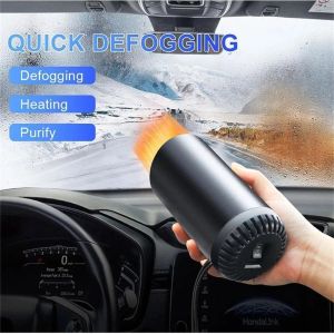 Printers 12V/24V Auto -verwarming 150W Cup Vormverwarming Snelle verwarmingsventilator Draagbare verstelbare voorruitbekleding Defroster voor auto -accessoires