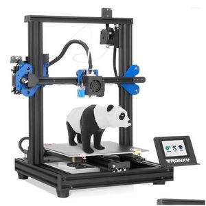 Printers 2 in 1 extruder Twee kleuren kop Dubbele 3D-printer Afdrukken in kleur Filamentspoelen Titan Run-Out-detectie Drop Delivery Compu Otw7K