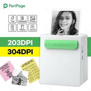 Imprimantes 2021 Peripage Photo Sticker Label Notes Imprimante Mini Mini Wireless Phone Imprimante 300DPI Imprimante officielle comme cadeau A8 moins cher que A6