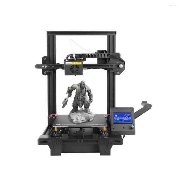 Imprimantes 2022 Ideaformer Mega FDM Imprimante 3D Plaque de construction magnétique TMC2208 Slient Print 200 250mm Kit de bricolage Auto-assembler
