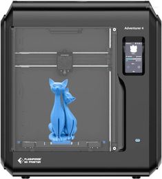 Printers 2023 FlashForge Adventurer 4 3D-printer Levelless met snelle ontgrendeling Hangtemperatuurmondstuk Grote ingebouwde HD