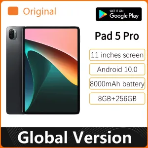 Printers 2023 Version globale Pad 5 Pro 11 pouces écran d'affichage LED 8 + 256 Go Rom MTK6797 8000mAh Batterie WiFi GPS Android 10.0 Tablettes
