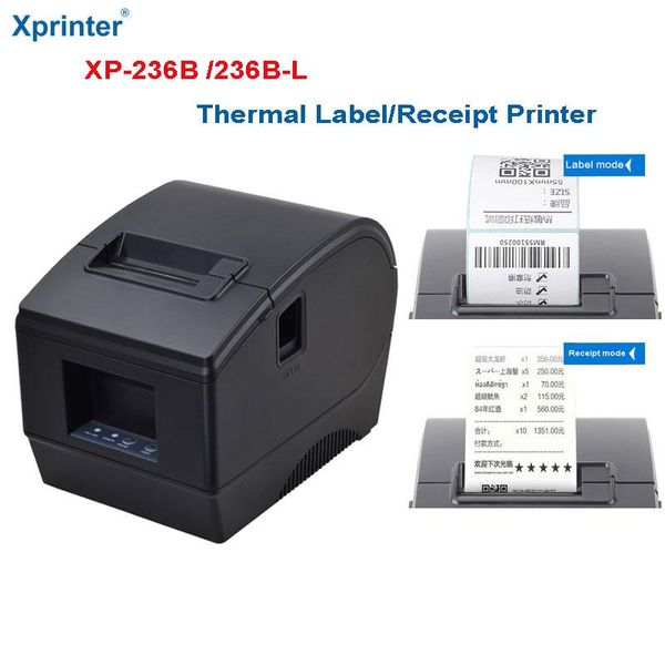 Imprimantes 2060 mm Barcode Imprimante Sticker Imprimante 58mm Receipt Printer Pos Imprimante QR Code L'imprimante de l'étiquette non condamnée