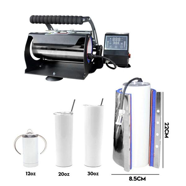 Imprimeurs 20oz 30oz de tumbler sublimation Digital Heat Press Machine Princet Press