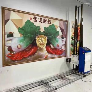 Automatic 3D Wall Printer Machine - Direct to Wall Painting with Vertical Operation