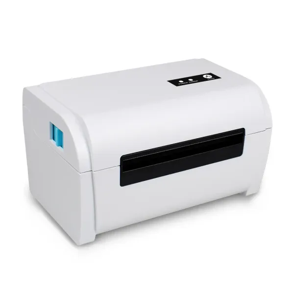 Impresoras de 4 x6 pulgadas Etiqueta de envío de etiqueta Pegatina de barras portátiles Impresión térmica de 110 mm con soporte de etiqueta