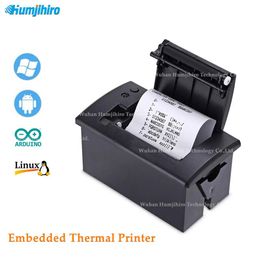 Printers 58 mm ingebedde thermische printer TTL RS232 USB POS -ontvangstprinter Thermische printer Ticket Micro paneel USB Android Linux Windows