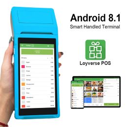 Imprimantes 58 mm Pos Pos PDA Android 8.1 Terminal Receipt Thermal Pos Imprimante Mobile Bill Ticket Wireless Wi-Fi Bluetooth PDA Imprimante