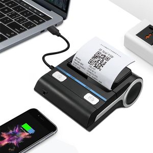 Imprimantes 80 mm mini imprimante de réception thermique USB Bluetooth sans fil portable téléphone portable 80 mm Android Pos ordinateur PC iOS Bill Makers