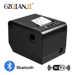 Printers 80 mm thermisch ontvangst POS Bill Printer Bluetooth WiFi USB Port Kitchen POS PRINTER MET AUTO CUTTER VOOR POS SYSTEEM MILK TEA WINKEL