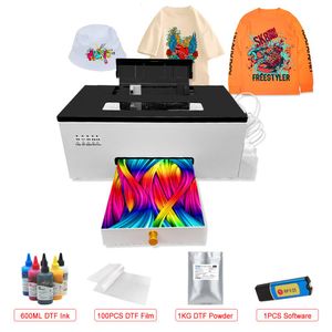 Printers A4 DTF -printermachine Direct overdrachtsfilm L805 DTF -printer Impresora DTF voor hoodies Alle Fabric A3 T -shirtdrukmachine