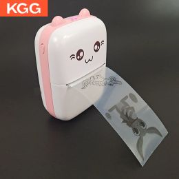 Imprimantes imprimante étiquette adhésive imprimante thermique Bluetooth Photo Impression portable mini imprimante de poche 57 mm pour téléphone iOS Android.