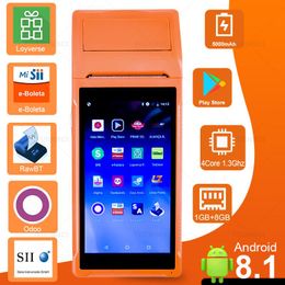 Imprimantes Android POS 58mm Bluetooth Terminal portable SII Electronic Ticket Imprimante Receipt All in One Handheld Business Crop de registre
