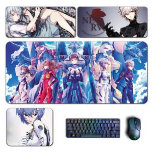 Printers anime eva grote muisblokken ayanami rei nagisa kaworu mousepads computer laptop gamer kussen manga pc gaming accessoires bureau matten