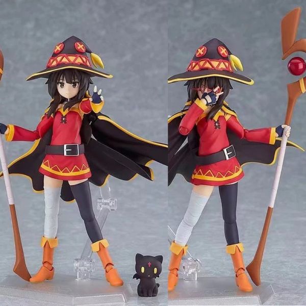 Printers anime Figma Sekai Konosuba Megumin Kono Subarashii 407 Action Figure 725 God's Blessing Megumin Model Toy Doll Gift Gift