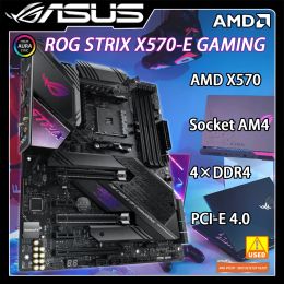 Primantes Asus Rog Strix X570E Socket de jeu AM4 AMD X570 DDR4 128GB M.2 PCIe 4.0 R9 R7 R5 R3 CPU HDMI Port d'affichage USB3.2