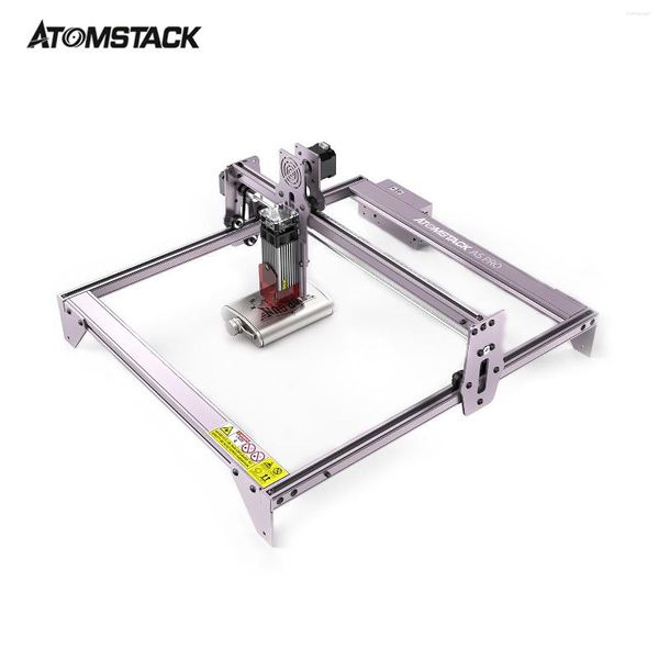 Imprimantes ATOMSTACK A5 Pro 40W Laser Graveur CNC Bureau DIY Gravure Machine De Découpe Avec 410x400 Zone Spot