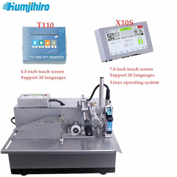 Impresoras automáticas en línea tinta térmica impresor codificación de impresora impresora bolsor de plástico Box de cartón etiqueta de papel de papel de la máquina