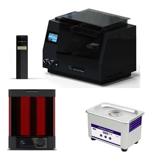 Printers Big Size 10.1 inch met Auto Feeding Material System LCD 3D -printersets Curing Box en Reinigingsmachine voor afdrukken