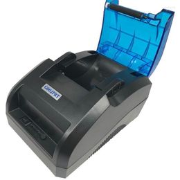 Impresoras Puerto USB negro Impresora térmica de recibos de 58 mm Impresora de bajo ruido Roge22