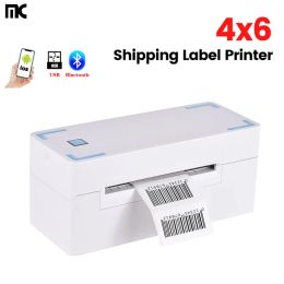 Printers Bluetooth Thermal Label Printer Wireless Small Shipping Label Printer 4x6 Compatibel met iPhone Android Mac -venster