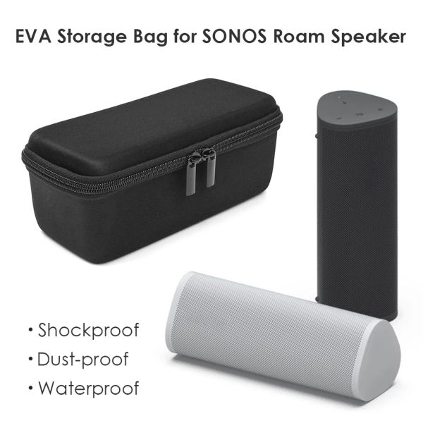 Les imprimantes transportent un étui pour Sonos Roam Roam Portable Smart Enceinte étanche Eva Hard Shell Travel Case de transport pour Roam Smart Enceinte Tool