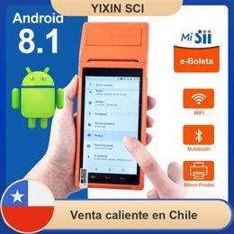 Printers Chile PDA POS Bluetooth Thermal Receipt Printer 3G WiFi Handheld Terminal Device voor Imprimir Boleto Comercial SII Eboleta